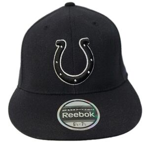 reebok size 6 ⁷/⁸ ‎ INDIANAPOLIS COLTS Wool Blend Fitted Hat NFL Football